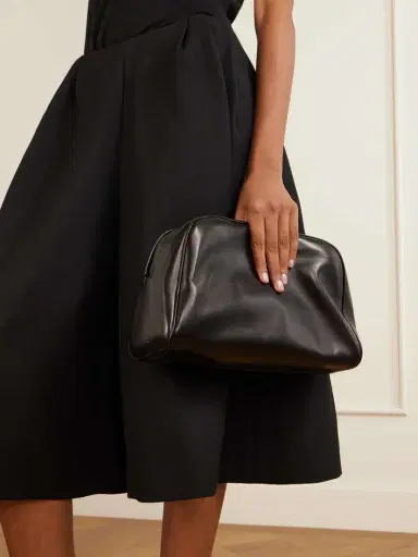 The Row Leila Leather Clutch | Thumbnail 3 The Row Leila Leather Clutch | Thumbnail 3