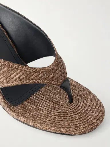 Alaïa Tong 75 Suede Wedge Sandals | Thumbnail 5 Alaïa Tong 75 Suede Wedge Sandals | Thumbnail 5