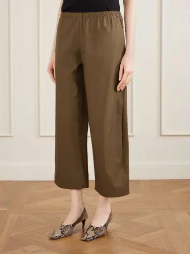 Khaite Roma Cotton-poplin Wide-leg Pants | Thumbnail 3 Khaite Roma Cotton-poplin Wide-leg Pants | Thumbnail 3