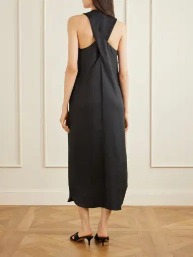 Loulou de Saison Paloma Silk-twill Maxi Dress | Thumbnail 3 Loulou de Saison Paloma Silk-twill Maxi Dress | Thumbnail 3