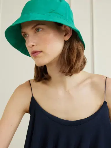 Jacquemus Le Bob Baluchon Embroidered Shell Bucket Hat | Thumbnail 2 Jacquemus Le Bob Baluchon Embroidered Shell Bucket Hat | Thumbnail 2