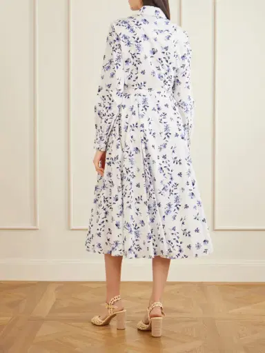 Emilia Wickstead Emmalyna Floral-print Organic Cotton-poplin | Thumbnail 3 Emilia Wickstead Emmalyna Floral-print Organic Cotton-poplin | Thumbnail 3