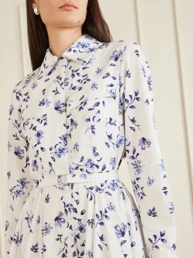 Emilia Wickstead Emmalyna Floral-print Organic Cotton-poplin | Thumbnail 4 Emilia Wickstead Emmalyna Floral-print Organic Cotton-poplin | Thumbnail 4