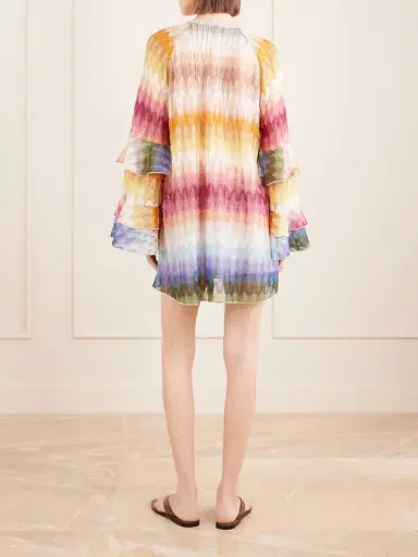 Missoni Striped Metallic Crochet-knit Mini Dress | Thumbnail 3 Missoni Striped Metallic Crochet-knit Mini Dress | Thumbnail 3