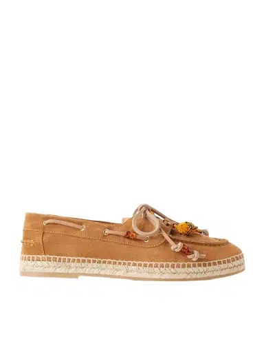 Aquazzura Embellished Suede Espadrille Loafers | Thumbnail 1 Aquazzura Embellished Suede Espadrille Loafers | Thumbnail 1