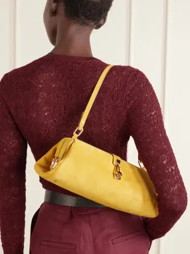 Gabriela Hearst Paola Embellished Suede Clutch | Thumbnail 5 Gabriela Hearst Paola Embellished Suede Clutch | Thumbnail 5