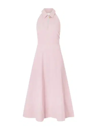 Veronica Beard Mackey Cotton-blend Seersucker Halterneck Midi Dress | Thumbnail 1 Veronica Beard Mackey Cotton-blend Seersucker Halterneck Midi Dress | Thumbnail 1