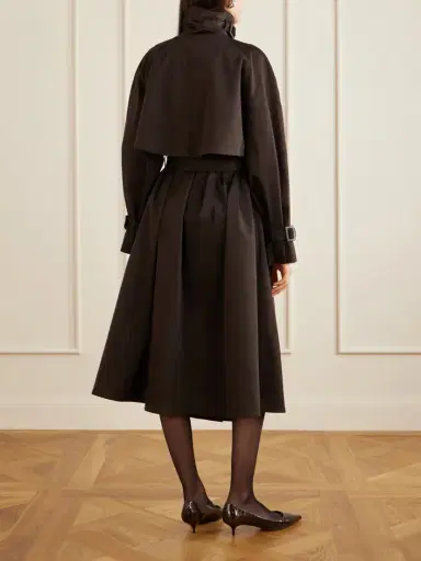 Nour Hammour Marchand Cotton-blend Trench Coat | Thumbnail 3 Nour Hammour Marchand Cotton-blend Trench Coat | Thumbnail 3