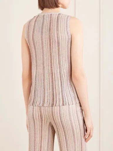 Missoni Metallic Crochet-knit Tank Top | Thumbnail 3 Missoni Metallic Crochet-knit Tank Top | Thumbnail 3