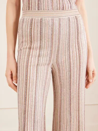 Missoni Striped Metallic Crochet-knit Wide-leg Pants | Thumbnail 5 Missoni Striped Metallic Crochet-knit Wide-leg Pants | Thumbnail 5