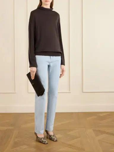 Khaite Annette Merino Wool Turtleneck Sweater | Thumbnail 2 Khaite Annette Merino Wool Turtleneck Sweater | Thumbnail 2