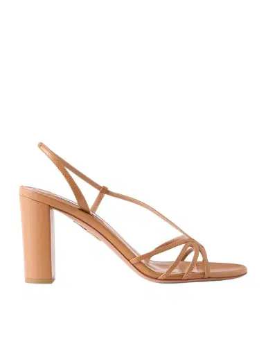 Aquazzura Talk To Me 85 Leather Sandals | Thumbnail 1 Aquazzura Talk To Me 85 Leather Sandals | Thumbnail 1