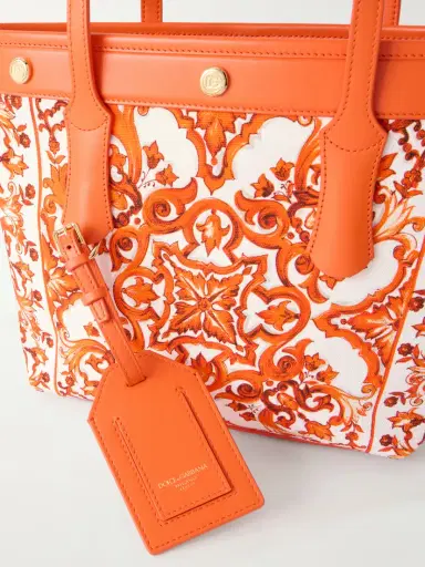 Dolce & Gabbana Kendra Printed Logo-embellished Leather-trimmed Canvas Shoulder Bag | Thumbnail 5 Dolce & Gabbana Kendra Printed Logo-embellished Leather-trimmed Canvas Shoulder Bag | Thumbnail 5