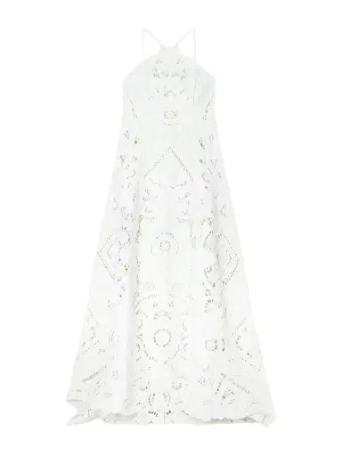 Cult Gaia Emmy Embroidered Cut-out Linen Maxi Dress | Thumbnail 1 Cult Gaia Emmy Embroidered Cut-out Linen Maxi Dress | Thumbnail 1