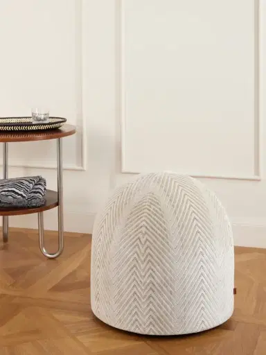 Missoni Home Ziggy Striped Velvet Pouf | Thumbnail 2 Missoni Home Ziggy Striped Velvet Pouf | Thumbnail 2