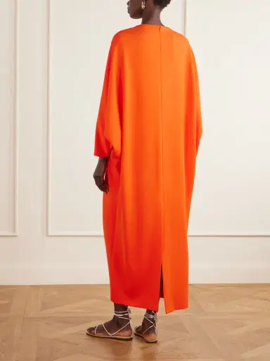 Oscar de la Renta Draped Crepe Gown | Thumbnail 3 Oscar de la Renta Draped Crepe Gown | Thumbnail 3