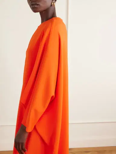 Oscar de la Renta Draped Crepe Gown | Thumbnail 5 Oscar de la Renta Draped Crepe Gown | Thumbnail 5