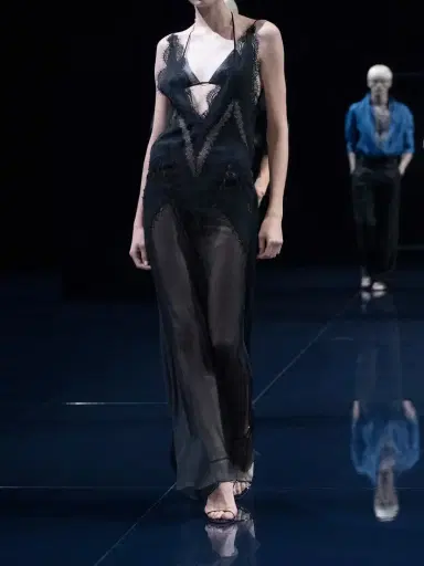 Tom Ford Enverse Lace-trimmed Satin Maxi Dress | Thumbnail 5 Tom Ford Enverse Lace-trimmed Satin Maxi Dress | Thumbnail 5