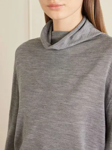 Khaite Annette Merino Wool Turtleneck Sweater | Thumbnail 4 Khaite Annette Merino Wool Turtleneck Sweater | Thumbnail 4