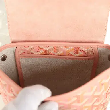 goyard Goyard Goyardine Canvas Powder Pink Mini Alpin Backpack Palladium Hardware | Thumbnail 9 goyard Goyard Goyardine Canvas Powder Pink Mini Alpin Backpack Palladium Hardware | Thumbnail 9