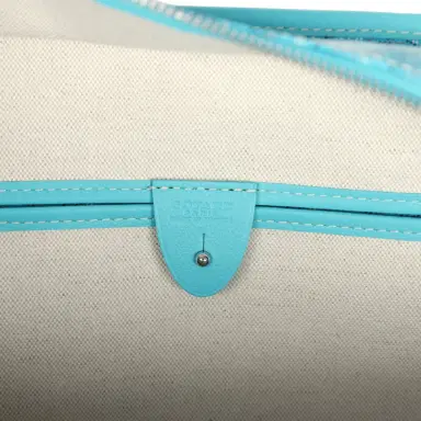 goyard Goyard Goyardine Canvas Turquoise Artois MM Tote Palladium Hardware | Thumbnail 9 goyard Goyard Goyardine Canvas Turquoise Artois MM Tote Palladium Hardware | Thumbnail 9