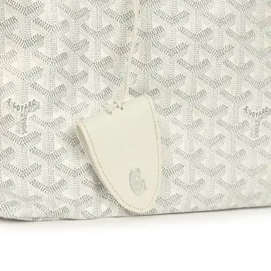 goyard Goyard Goyardine Canvas White Saint Louis GM Tote Palladium Hardware | Thumbnail 7 goyard Goyard Goyardine Canvas White Saint Louis GM Tote Palladium Hardware | Thumbnail 7
