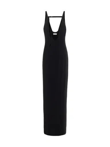 Grace Ling Belted Maxi Pillar Dress | Thumbnail 1 Grace Ling Belted Maxi Pillar Dress | Thumbnail 1