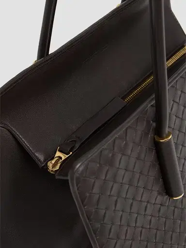 Bottega Veneta Women's Barbara Intrecciato-Leather Tote Bag | Thumbnail 4 Bottega Veneta Women's Barbara Intrecciato-Leather Tote Bag | Thumbnail 4