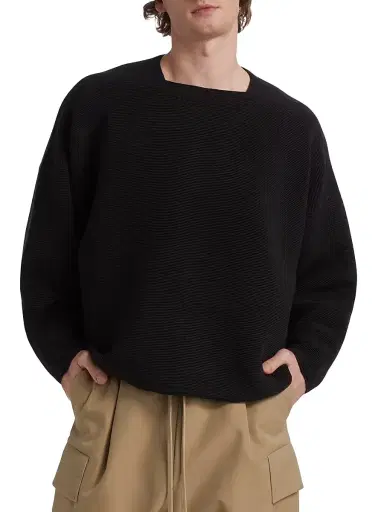 Fear of god Men's Ottoman Straight Neck Sweater | Thumbnail 4 Fear of god Men's Ottoman Straight Neck Sweater | Thumbnail 4