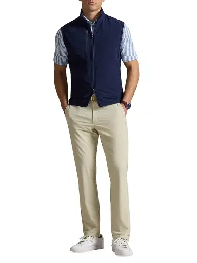 RLX Ralph Lauren Men's Hybrid Mockneck Vest - Refined Navy | Thumbnail 2 RLX Ralph Lauren Men's Hybrid Mockneck Vest - Refined Navy | Thumbnail 2