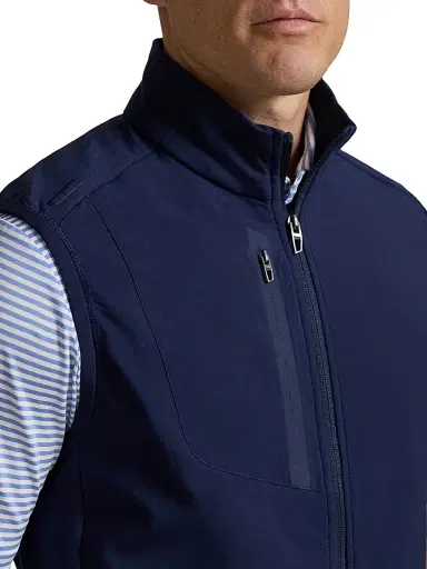 RLX Ralph Lauren Men's Hybrid Mockneck Vest - Refined Navy | Thumbnail 5 RLX Ralph Lauren Men's Hybrid Mockneck Vest - Refined Navy | Thumbnail 5