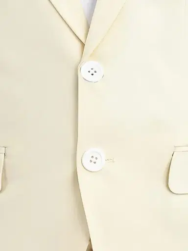 Moustache Formal Suit with Peak Lapel - Cream | Thumbnail 4 Moustache Formal Suit with Peak Lapel - Cream | Thumbnail 4