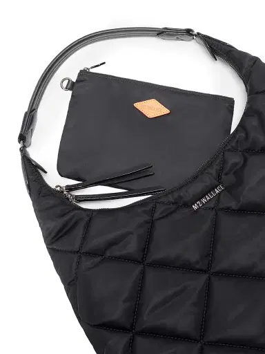 MZ Wallace Women's Madison Quilted Shoulder Bag - Black | Thumbnail 6 MZ Wallace Women's Madison Quilted Shoulder Bag - Black | Thumbnail 6