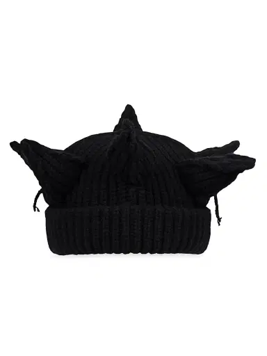 Charles Jeffrey Loverboy Men's Clash Of Clans x Chunky Berserker Beanie - Black | Thumbnail 2 Charles Jeffrey Loverboy Men's Clash Of Clans x Chunky Berserker Beanie - Black | Thumbnail 2