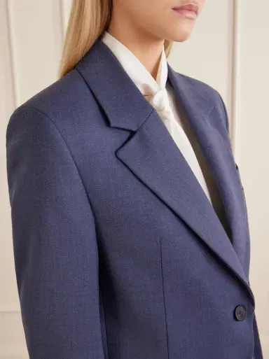 Victoria Beckham Katherine twill blazer | Thumbnail 5 Victoria Beckham Katherine twill blazer | Thumbnail 5