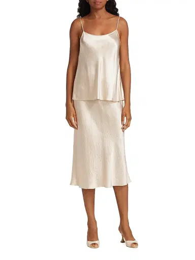 Vince Women's Satin Pullover Tank | Thumbnail 2 Vince Women's Satin Pullover Tank | Thumbnail 2