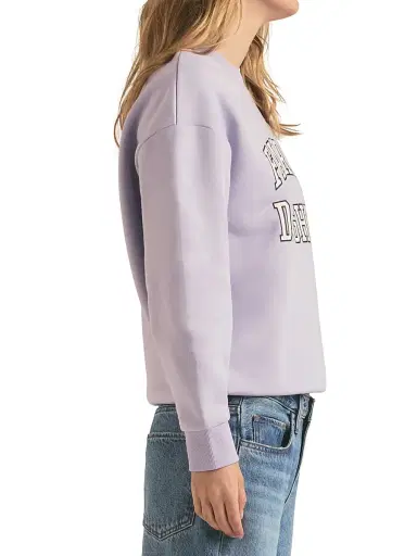 Favorite Daughter Women's Collegiate Oversized Logo Cotton-Blend Sweatshirt | Thumbnail 5 Favorite Daughter Women's Collegiate Oversized Logo Cotton-Blend Sweatshirt | Thumbnail 5
