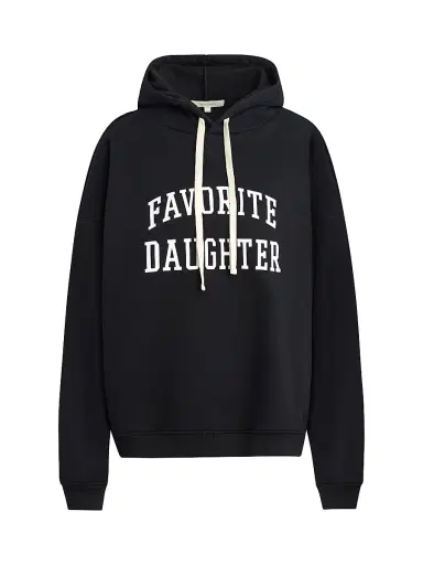Favorite Daughter Women's The Collegiate Logo Hoodie - Black - Size XS | Thumbnail 1 Favorite Daughter Women's The Collegiate Logo Hoodie - Black - Size XS | Thumbnail 1