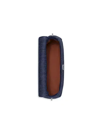 Tory Burch Women's Charlie Small Denim Shoulder Bag - Midnight | Thumbnail 4 Tory Burch Women's Charlie Small Denim Shoulder Bag - Midnight | Thumbnail 4