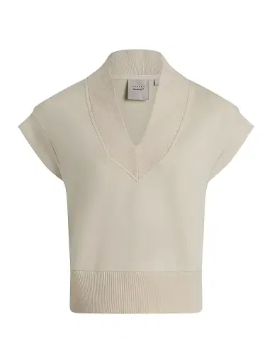 Varley Women's Gracee Cap Sleeve DoubleSoft Jersey Tank - Pristine | Thumbnail 1 Varley Women's Gracee Cap Sleeve DoubleSoft Jersey Tank - Pristine | Thumbnail 1