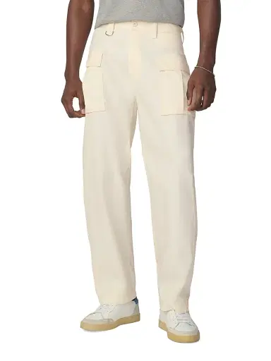 Joe's Jeans Men's Fatigue Cotton High-Rise Straight-Leg Cargo Pants - Egret - Size 40 | Thumbnail 1 Joe's Jeans Men's Fatigue Cotton High-Rise Straight-Leg Cargo Pants - Egret - Size 40 | Thumbnail 1