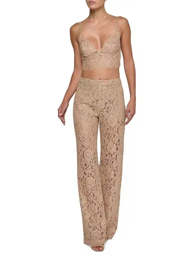 L'Agence Women's Aislin Lace Bralette Top - Cappuccino - Size XS | Thumbnail 2 L'Agence Women's Aislin Lace Bralette Top - Cappuccino - Size XS | Thumbnail 2