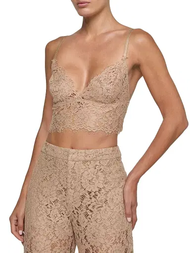 L'Agence Women's Aislin Lace Bralette Top - Cappuccino - Size XS | Thumbnail 3 L'Agence Women's Aislin Lace Bralette Top - Cappuccino - Size XS | Thumbnail 3