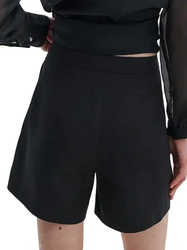 rag & bone Women's Chappell Linen Shorts - Black - Size 16 | Thumbnail 5 rag & bone Women's Chappell Linen Shorts - Black - Size 16 | Thumbnail 5
