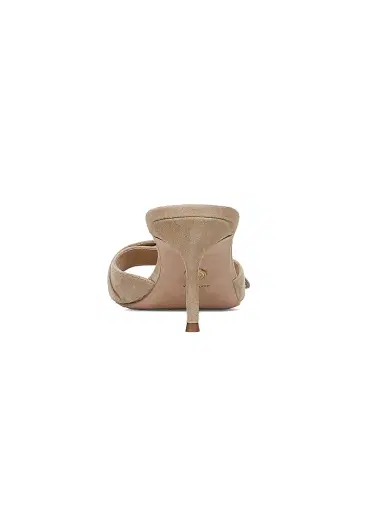 Veronica Beard Women's Tia 65MM Buckled Suede Slip-On Sandals - Sand | Thumbnail 3 Veronica Beard Women's Tia 65MM Buckled Suede Slip-On Sandals - Sand | Thumbnail 3