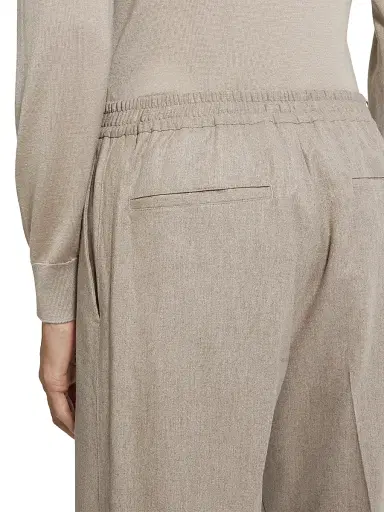 Zegna Men's 15milmil15 Wool Silk and Cashmere Pants - Light Taupe - Size 44 | Thumbnail 5 Zegna Men's 15milmil15 Wool Silk and Cashmere Pants - Light Taupe - Size 44 | Thumbnail 5