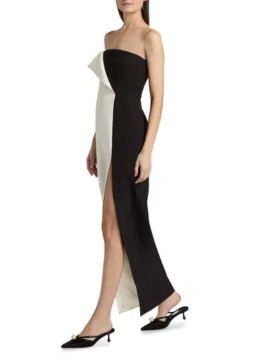 Ronny Kobo Women's River Split Maxi Dress - Black | Thumbnail 2 Ronny Kobo Women's River Split Maxi Dress - Black | Thumbnail 2