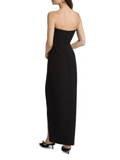 Ronny Kobo Women's River Split Maxi Dress - Black | Thumbnail 5 Ronny Kobo Women's River Split Maxi Dress - Black | Thumbnail 5