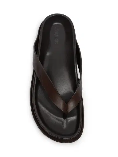 Jacquemus Men's Les Tatanes Sandals - Dark Brown - Size 12 | Thumbnail 4 Jacquemus Men's Les Tatanes Sandals - Dark Brown - Size 12 | Thumbnail 4