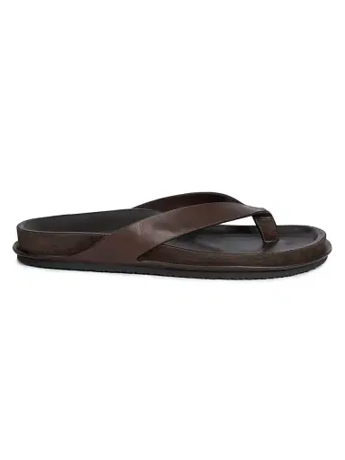 Jacquemus Men's Les Tatanes Sandals - Dark Brown - Size 12 | Thumbnail 1 Jacquemus Men's Les Tatanes Sandals - Dark Brown - Size 12 | Thumbnail 1